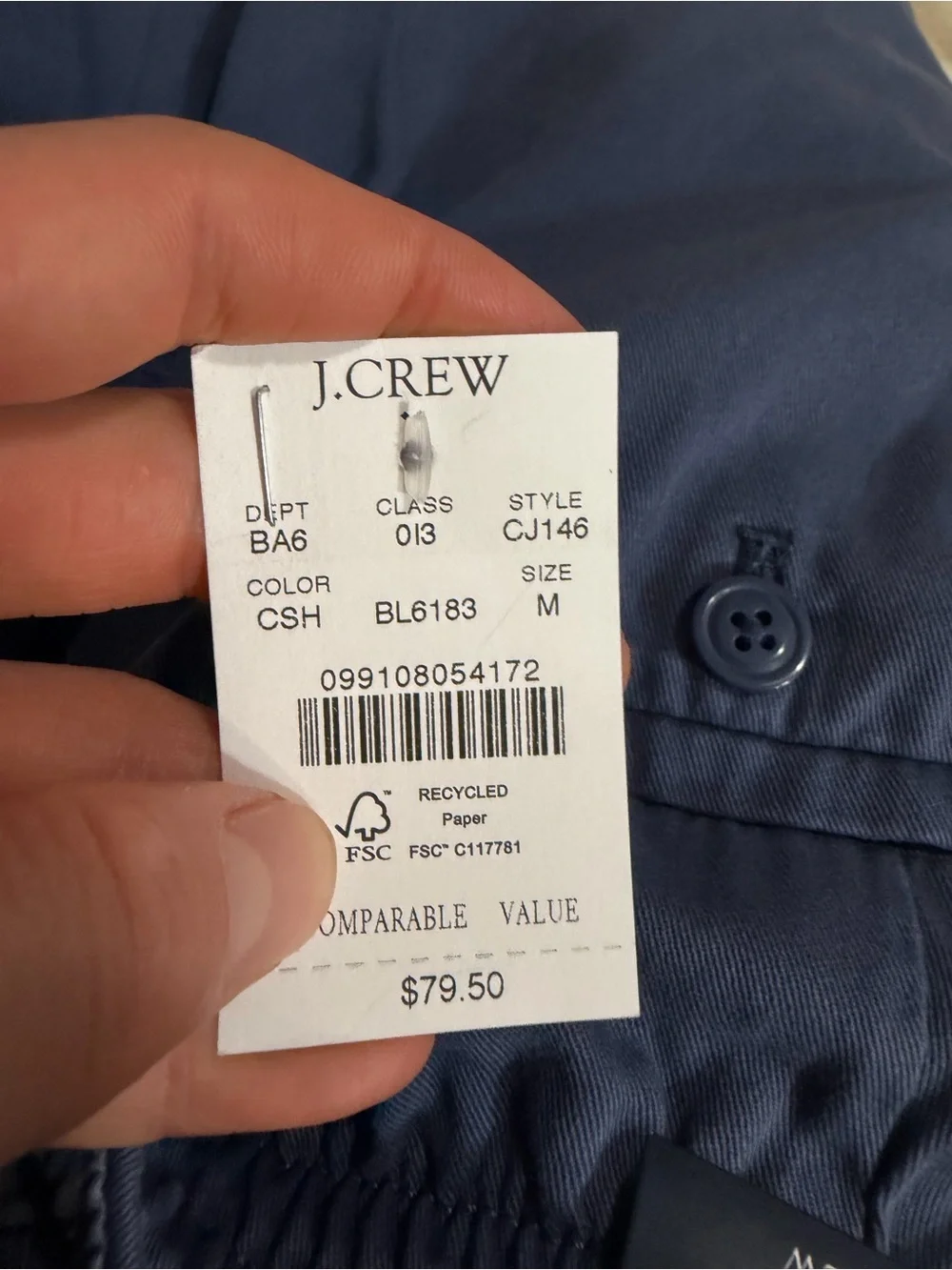 J crew cool shadow Garment-dyed dock short